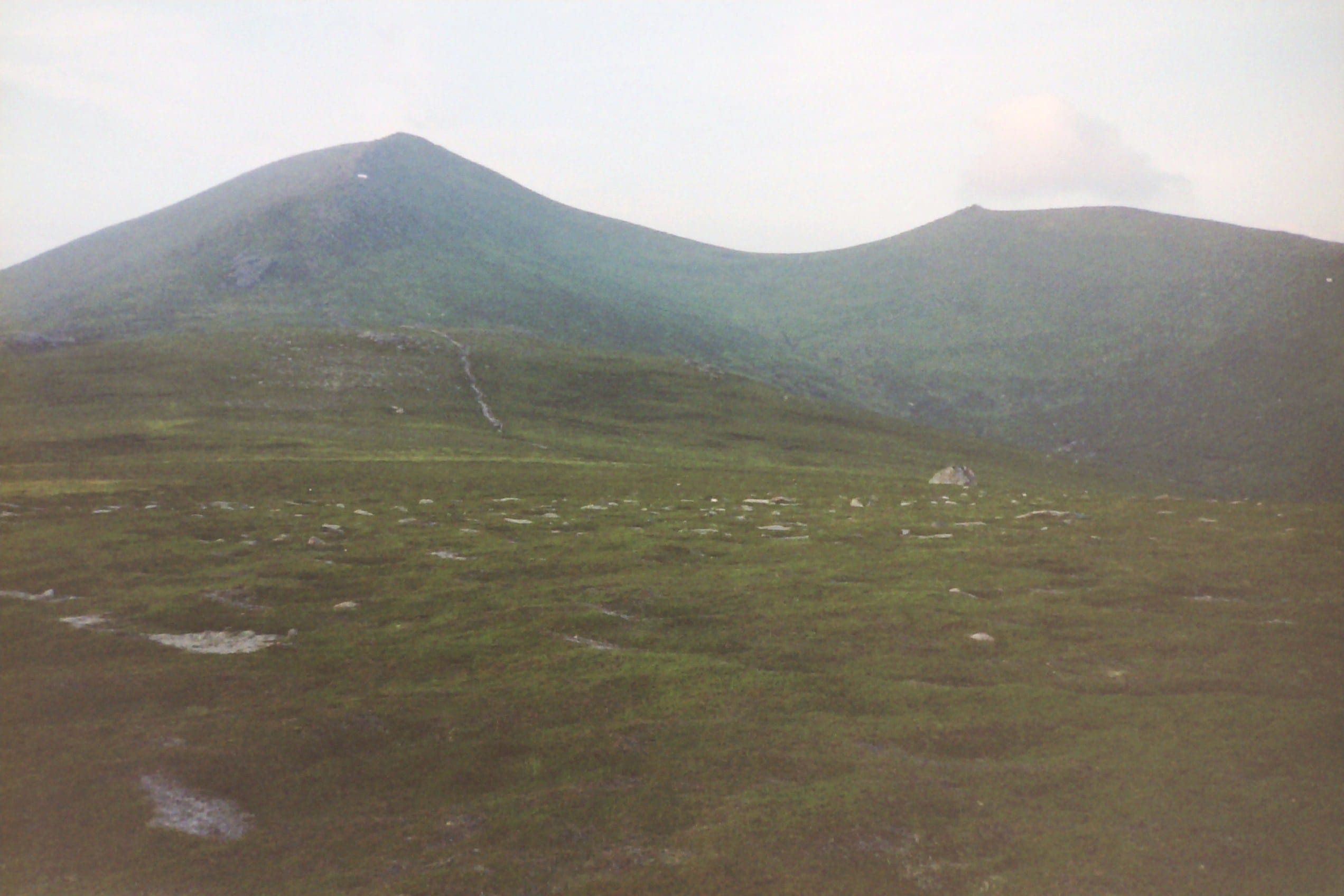 MORE TO COME: Approaching Bynack More as the early morning light rises