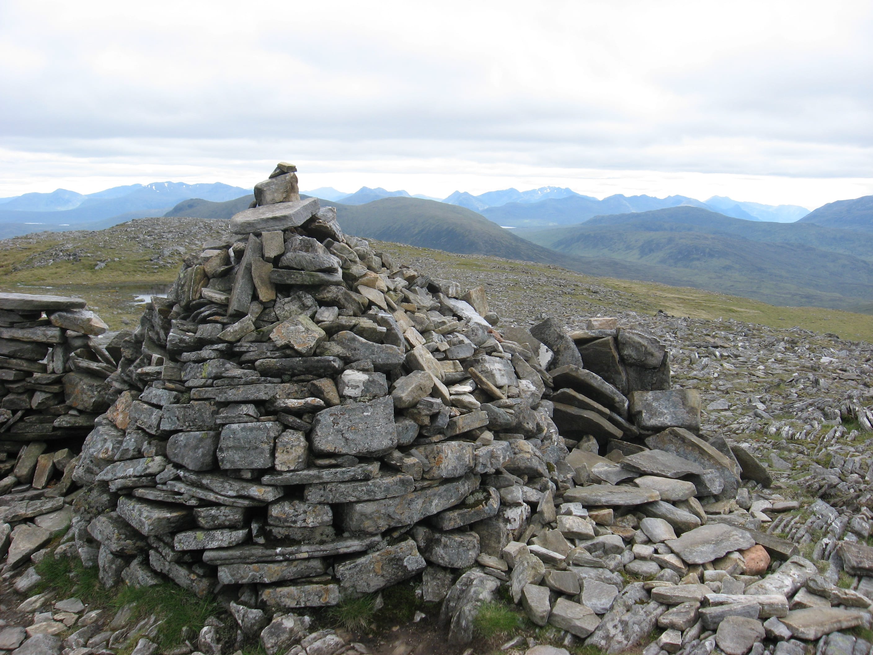 LAST LAP: The view form the summit of Beinn na Lap, fast becoming a favourite for a final Munro party