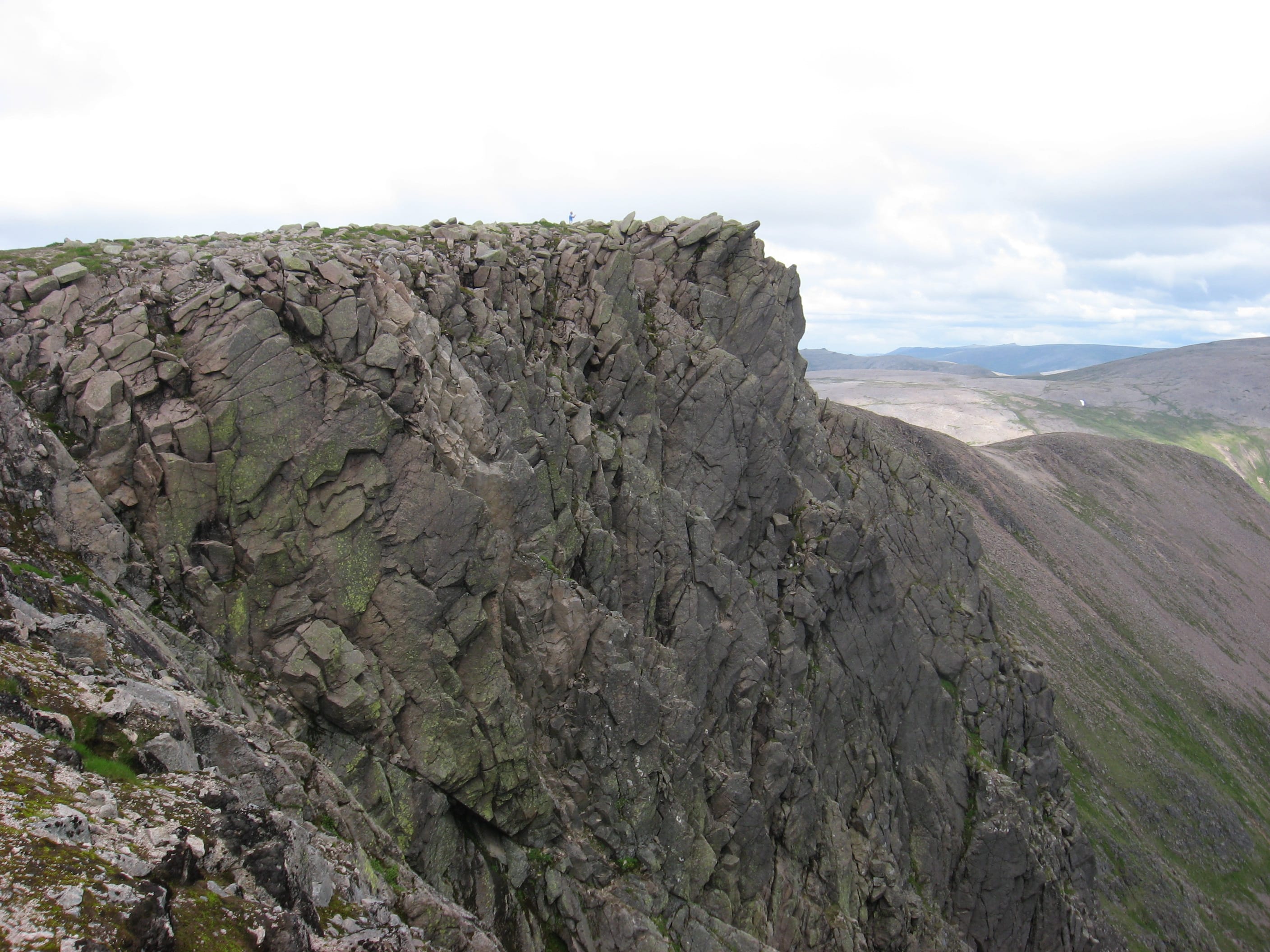 SHEER: Braeriach's cliff face