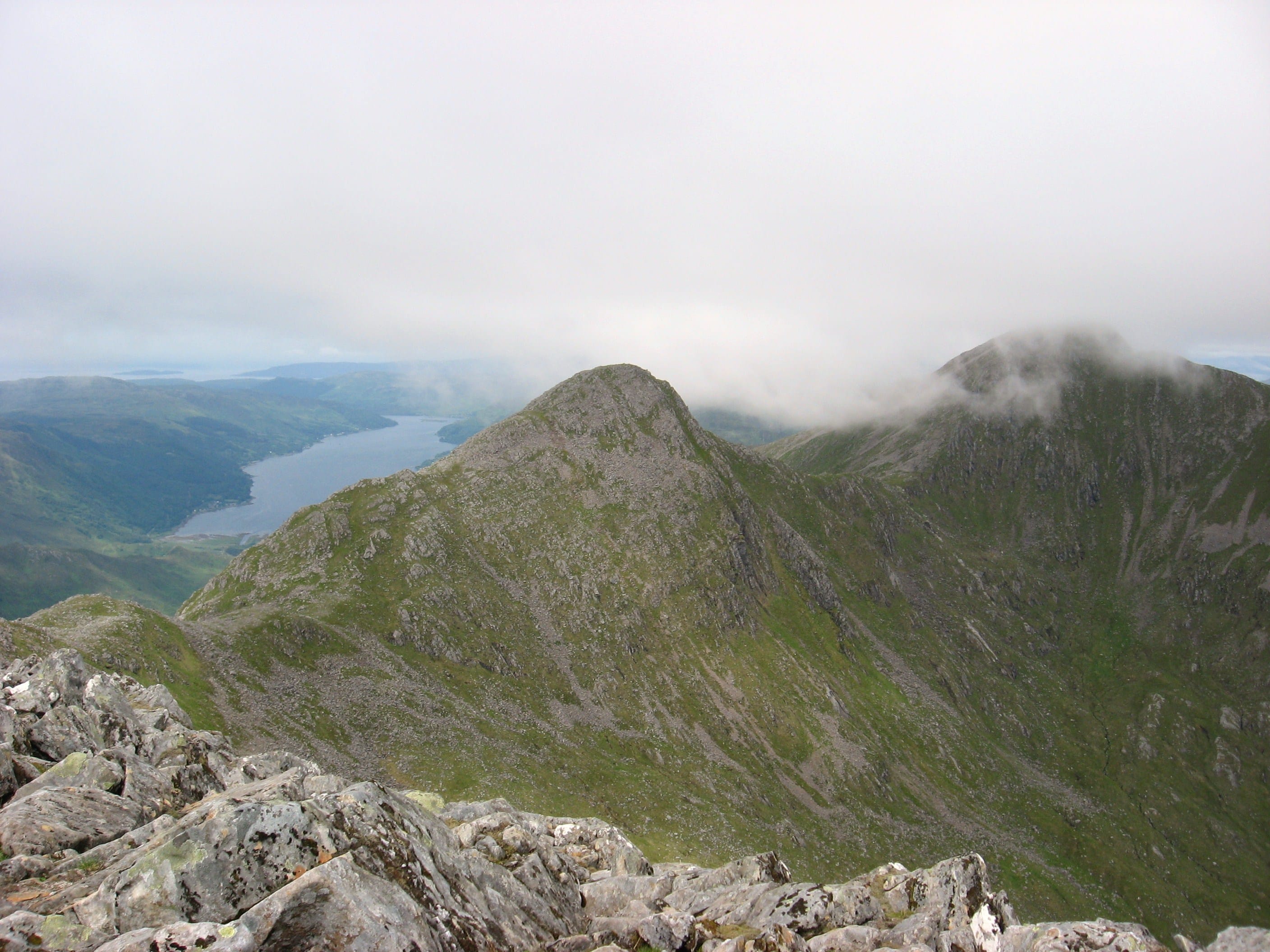 SISTER ACT: Sgurr na Carnach on the Five Sisters ridge - it would be harder to avoid climbing it