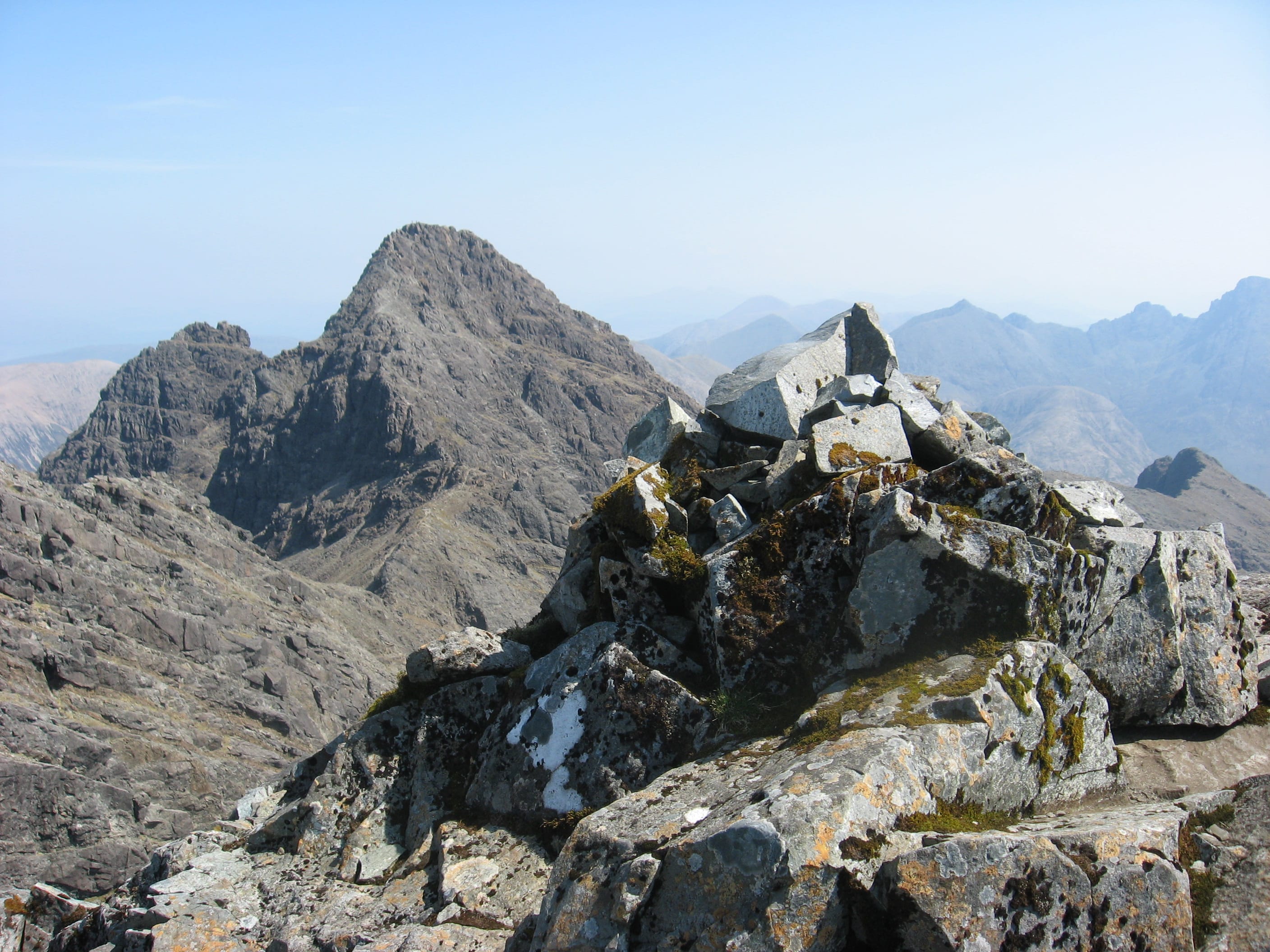 VIEW TO A THRILL: Looking over to Sgurr nan Gillean from the summit of Sgurr a' Fionn Choire