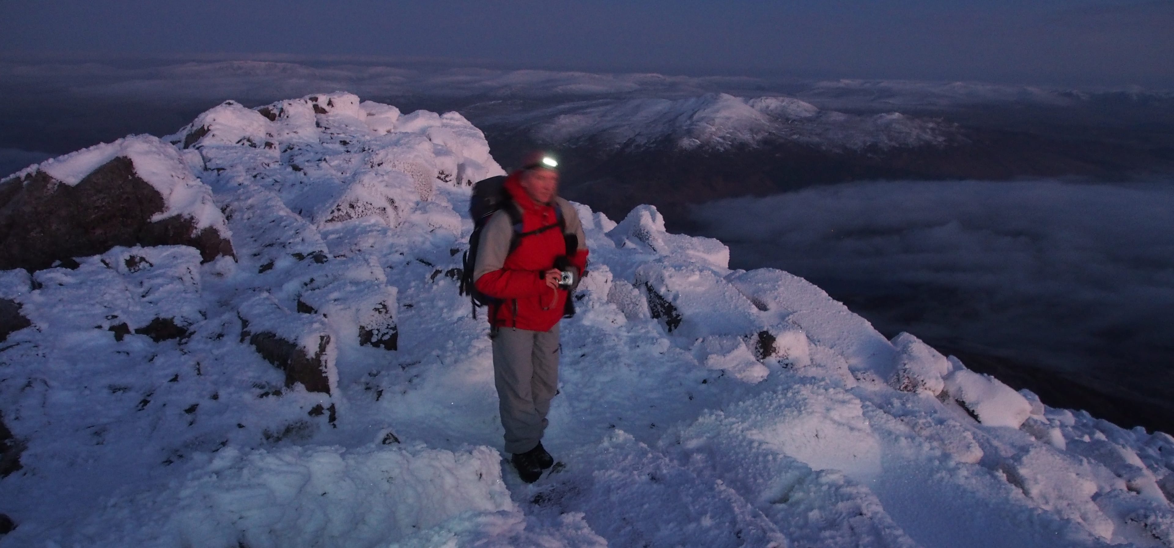 STANDING OUT: My snow suit