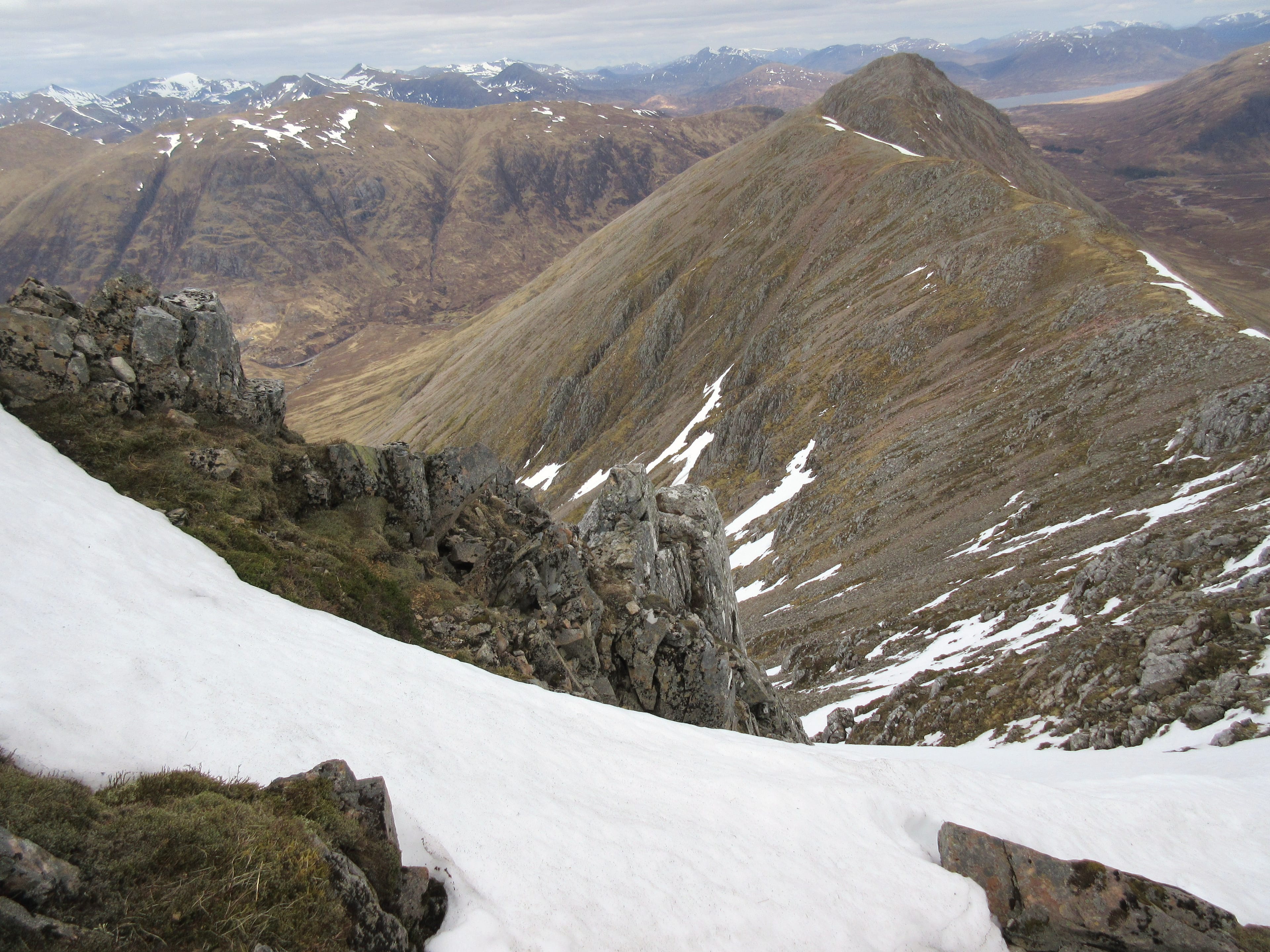 BARRIER: Deep snow on ridge