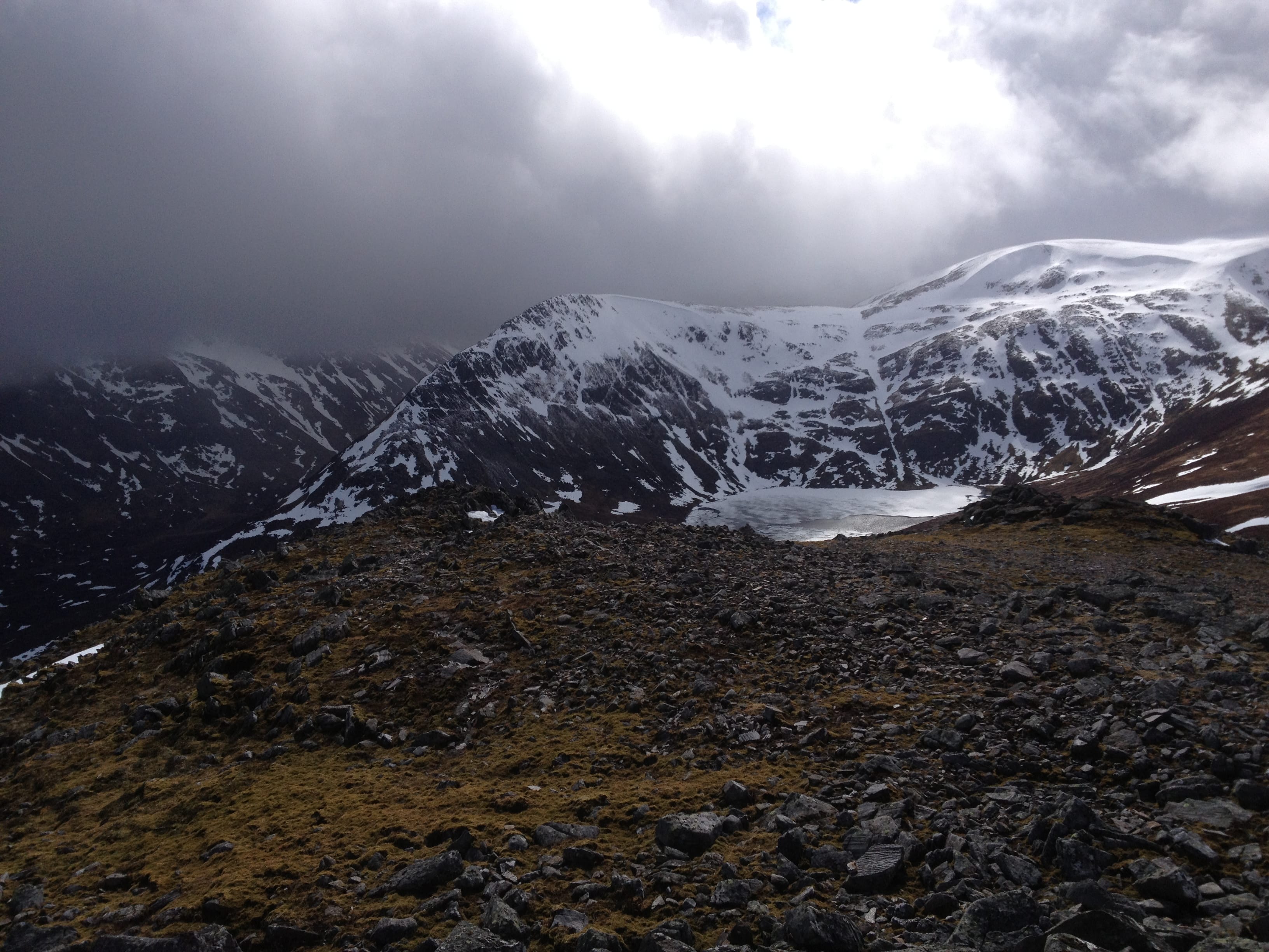 DARK SKIES: Stormy weather sweeps in