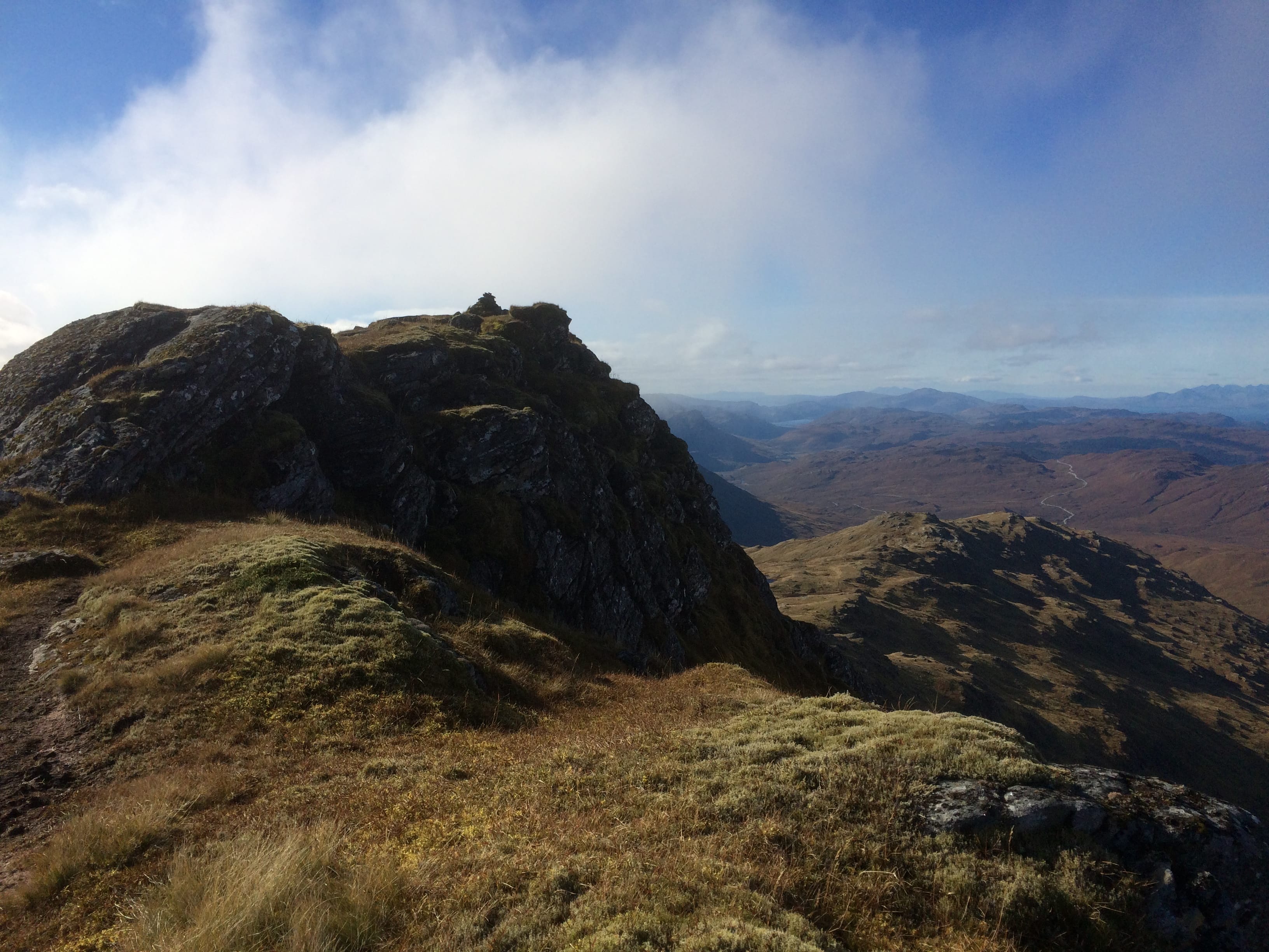 FINAL PUSH: Sheasgaich summit ahead