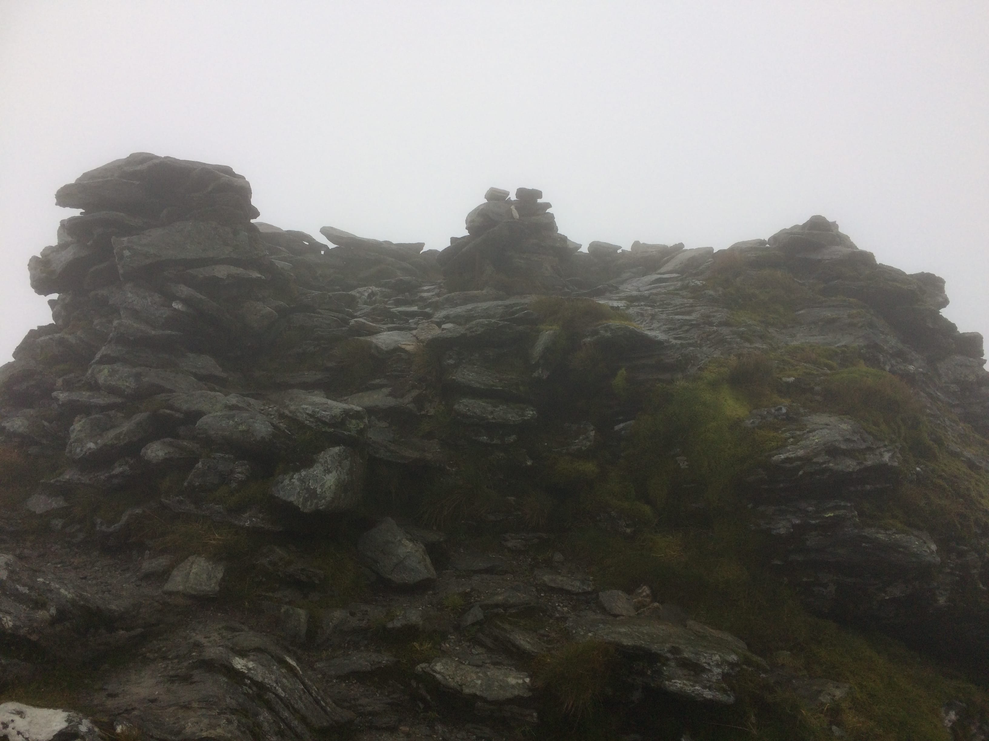 GREYED OUT: Beinn Ime summit