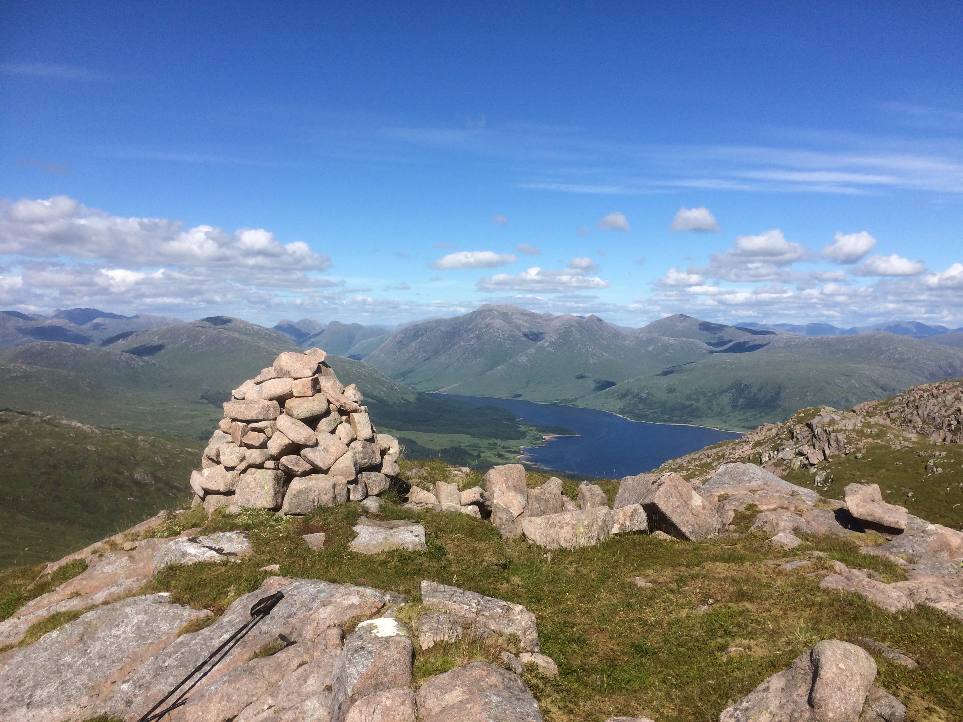 STAR ROLE: Looking over Loch Etive to Ben Starav and the Etive peaks from the hard-won summit of Beinn Mheadhonach