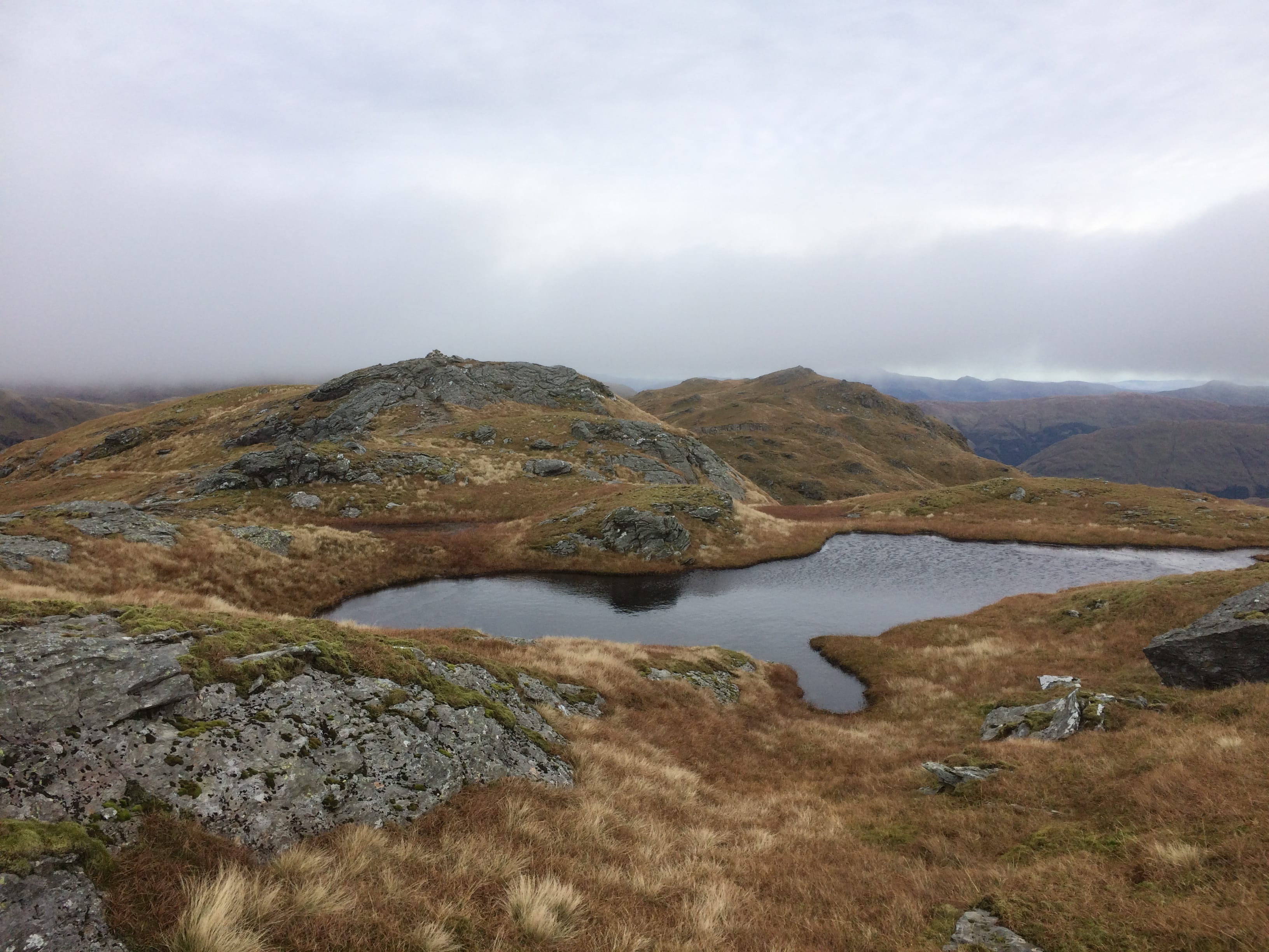 'TITLE CONTENDER: It has been mooted that the cairn on this outcrop is the highest point on Beinn a'' Chroin'