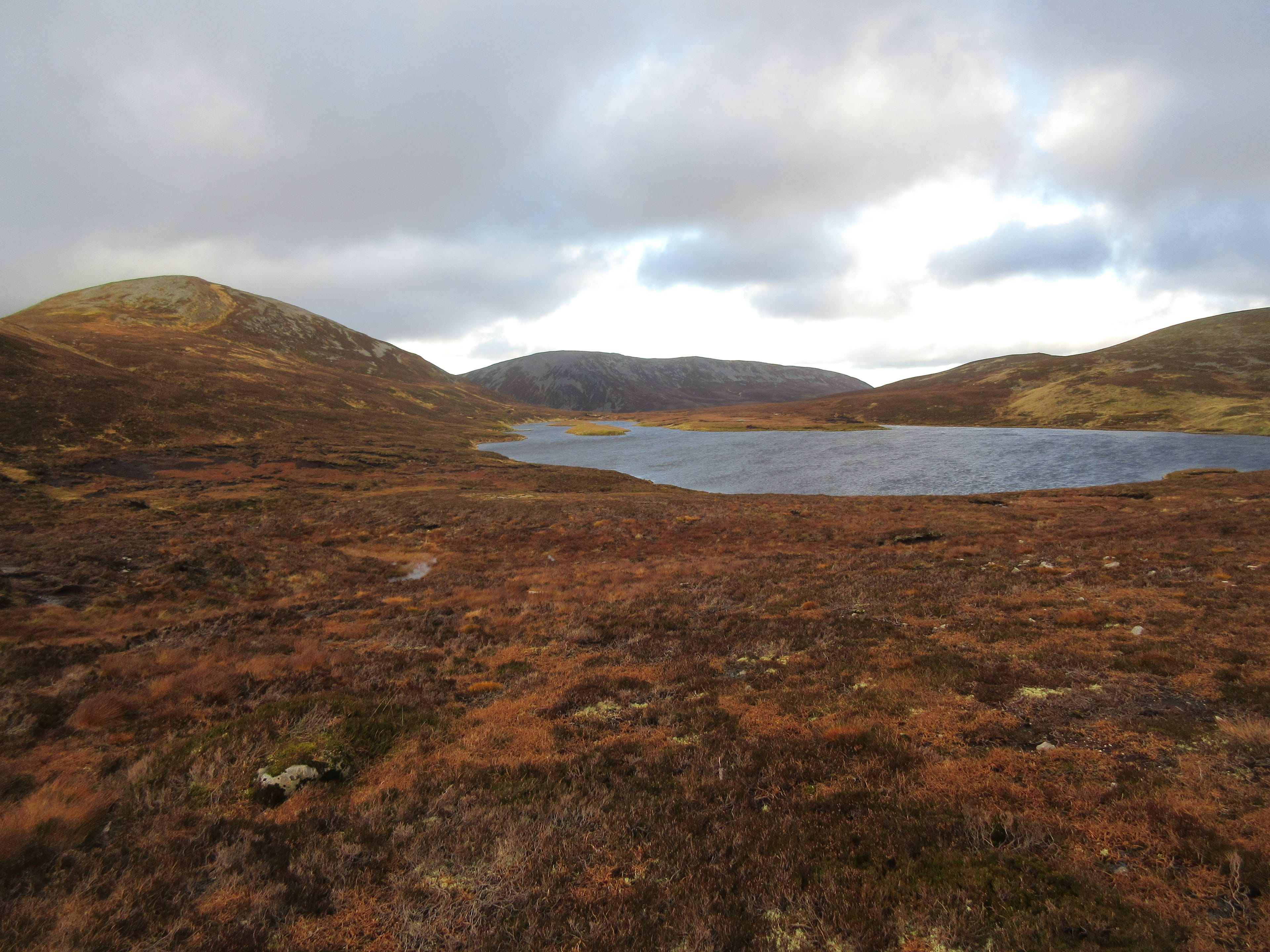CHANGE OF SEASON: Autumn shades take over the landscape around the high and lonely Loch nan Eun 