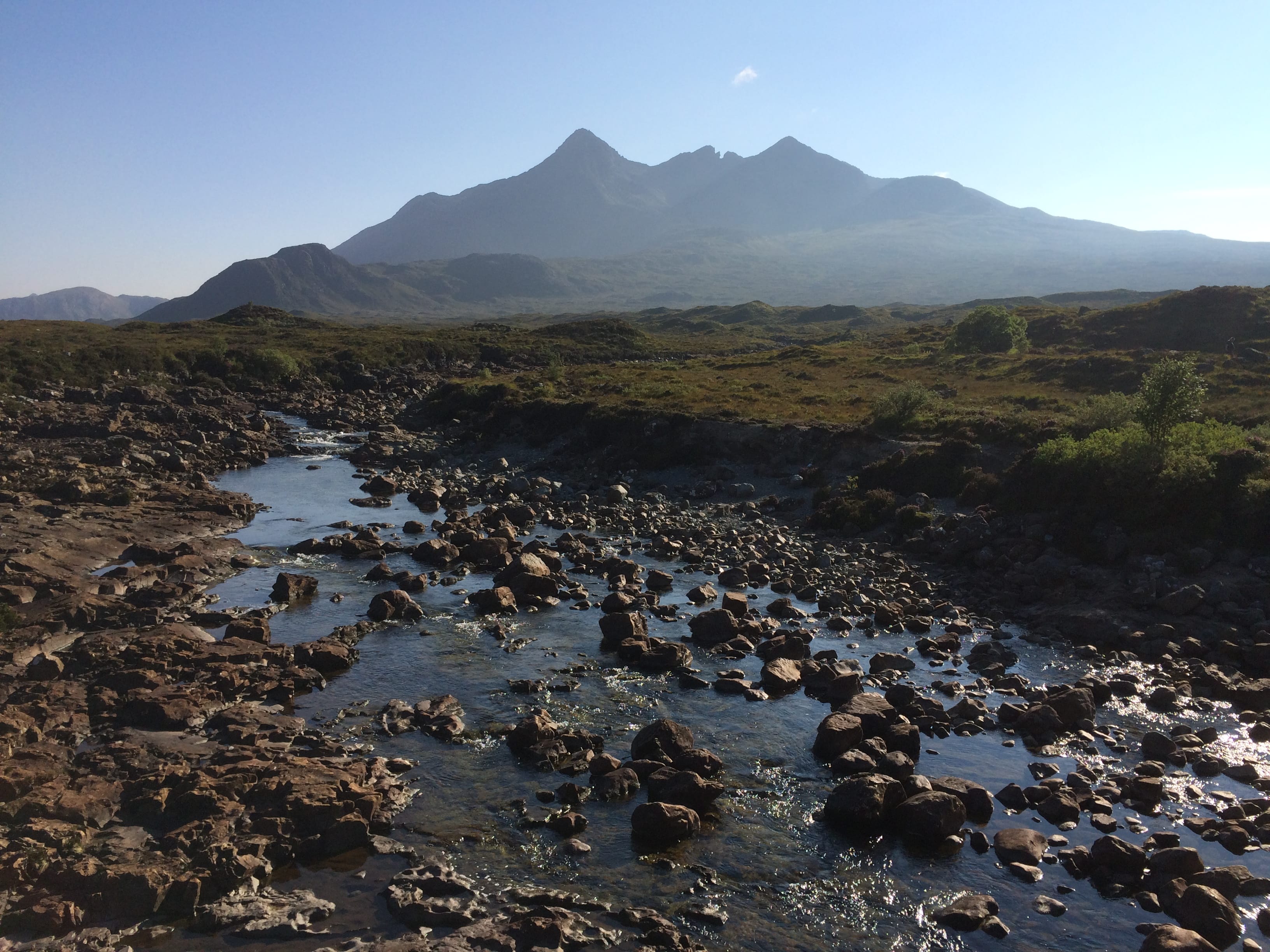 PAINFUL TARGET: Sgurr nan Gillean, Am Basteir and Bruach na Frithe from Sligachan, the final hurdles in our Skye week