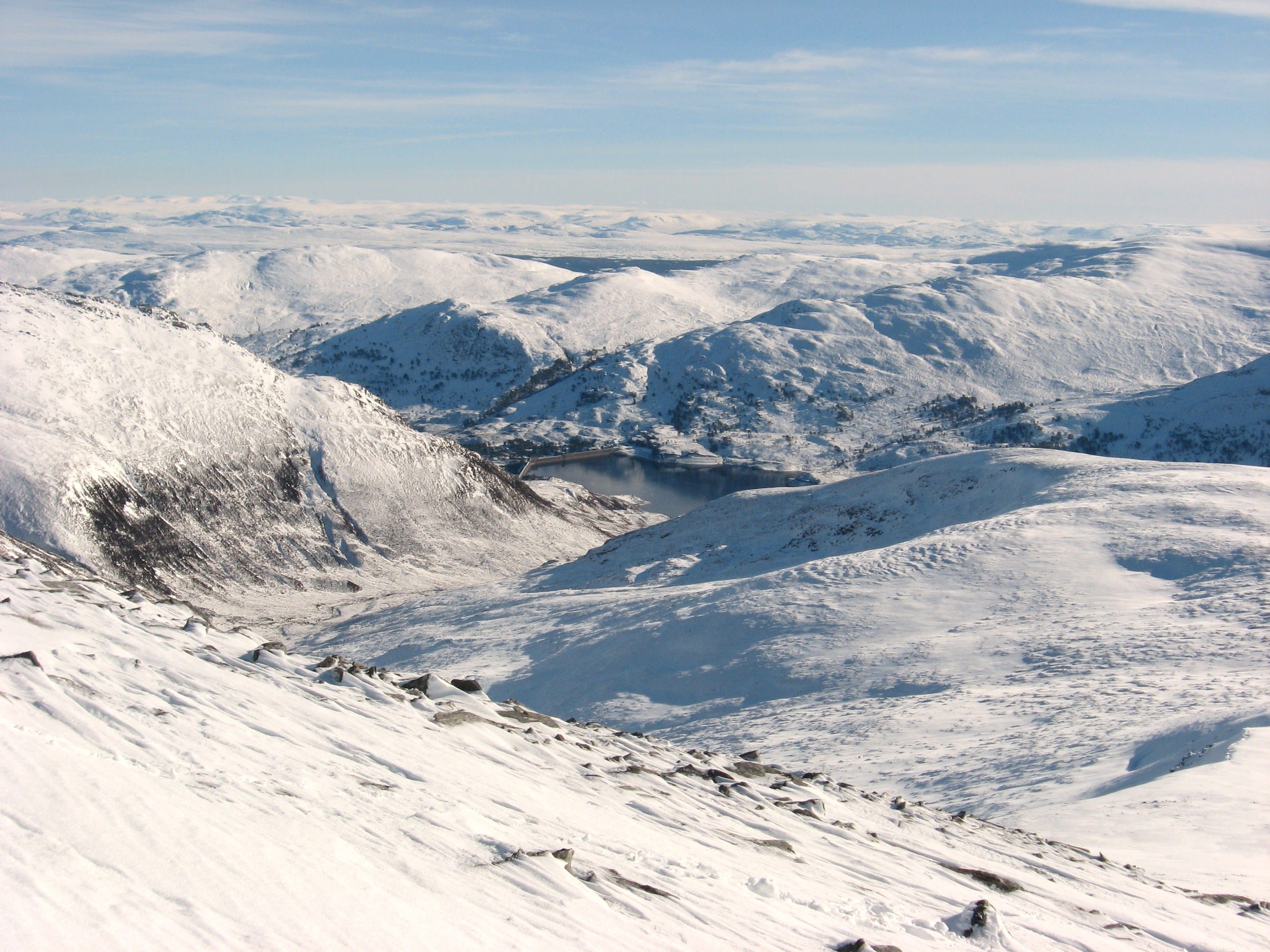 WHITE-HOT: Mullardoch view