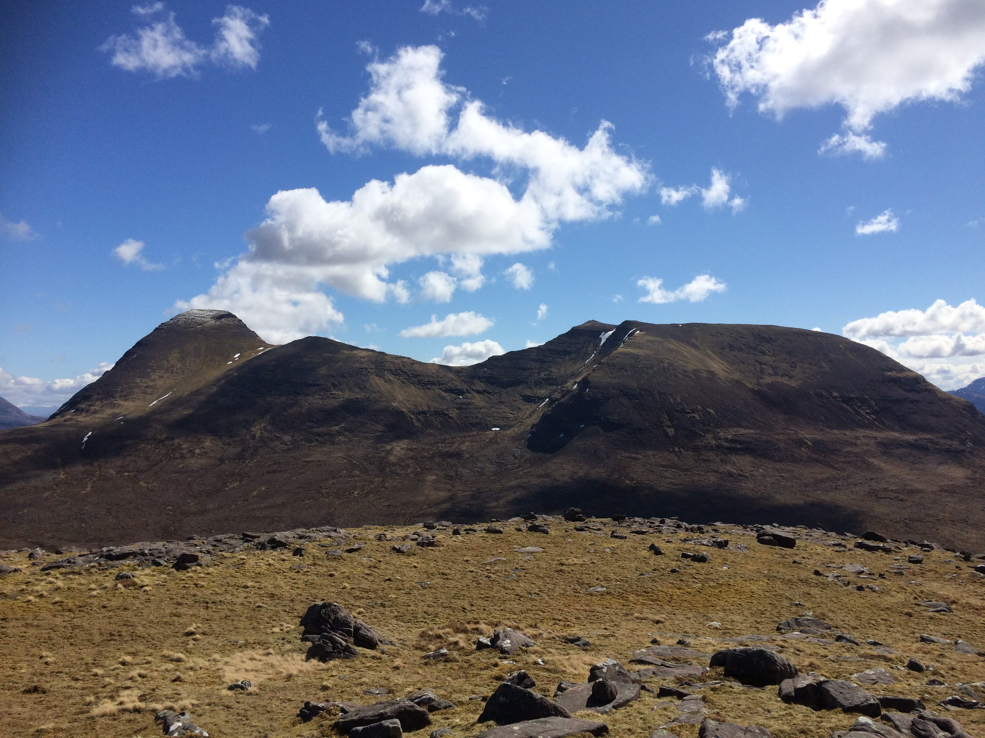 BIGGER PICTURE: Beinn Alligin seen from the summit of little An Ruadh-mheallan, a fine walk in its own right