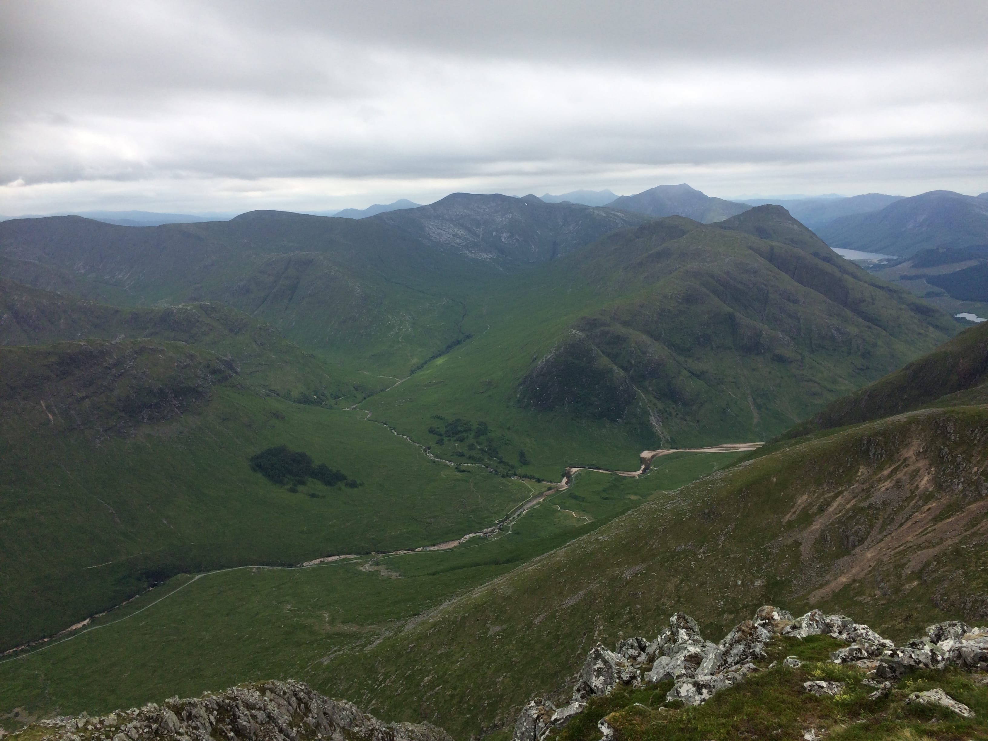 BEAUTY SPOT: Glen Etive from the Buachaille Etive More ridge - there are plans for seven hydro capture schemes
