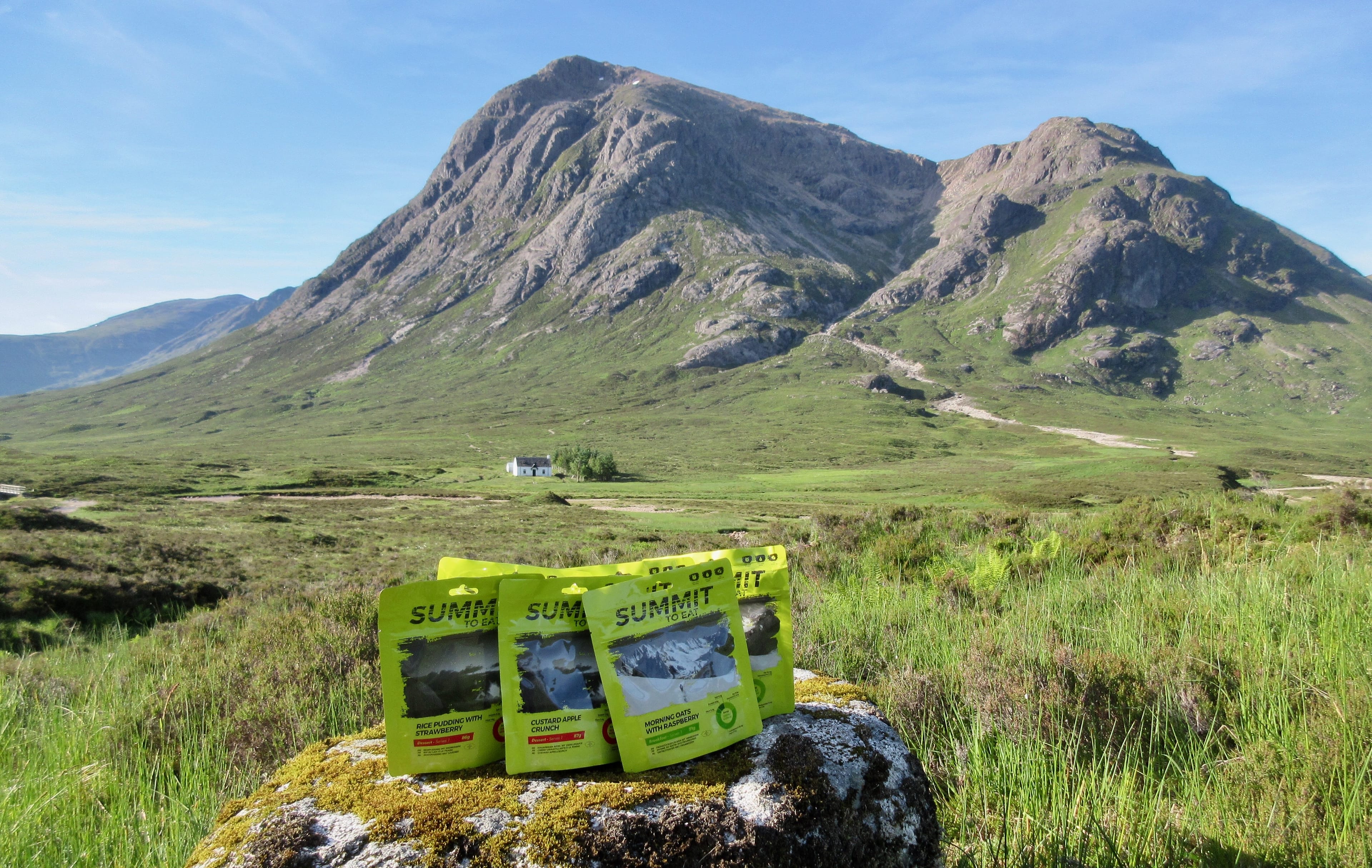 'A FEAST FOR THE EYES: Buachaille Etive More is the perfect backdrop for the new Summit to Eat food option'