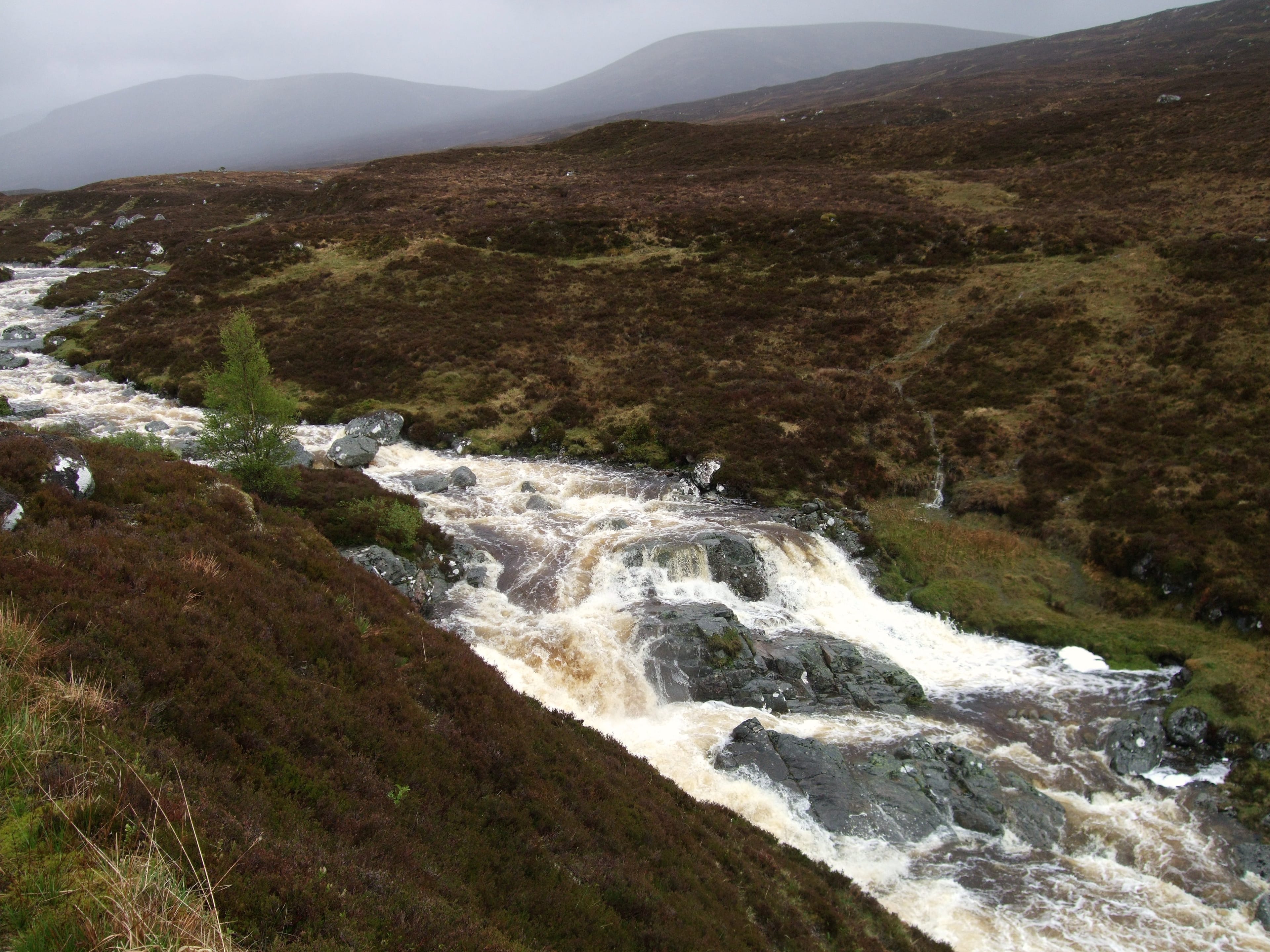 IMPASSABLE: River in spate