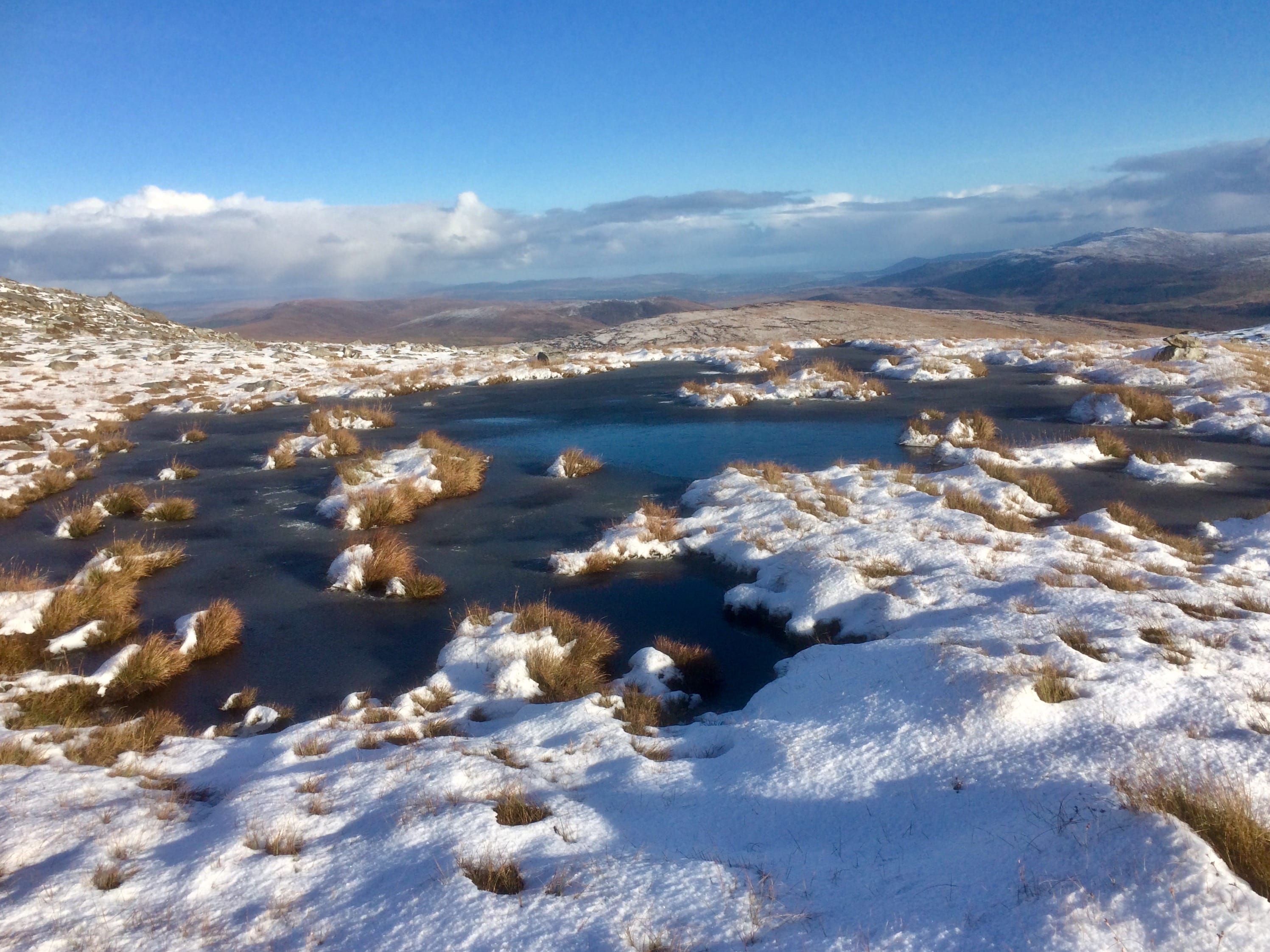 TRICKY MIX: Soft snow, hard ice 