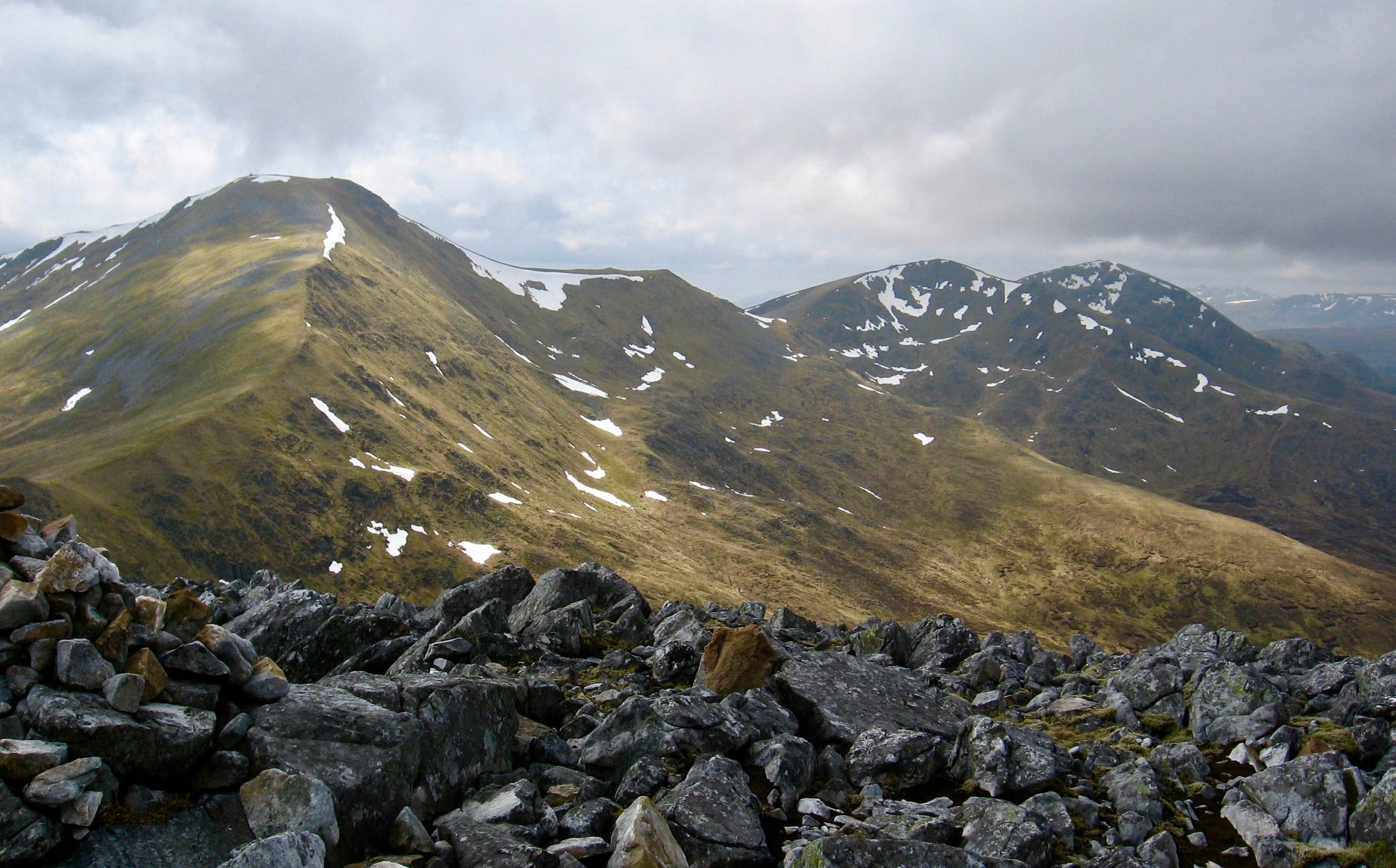 CLASSIC RIDGE: The four Munros on the Strathfarrar chain are easier to access from the south rather than ground to the north