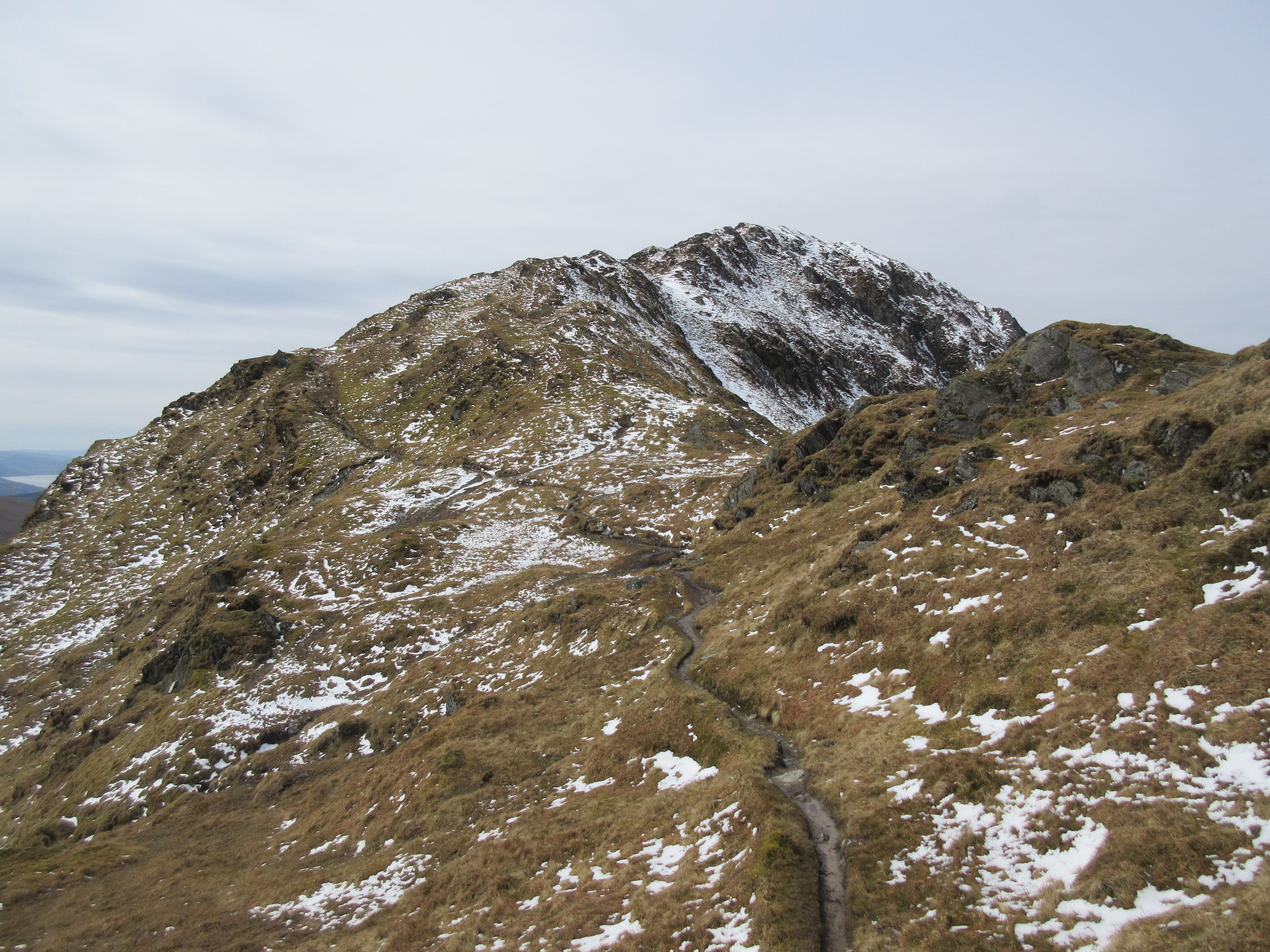 CRY FREEDOM: The final approach to Beinn Bhuiidhe near Loch Fyne where Morag broke down in tears