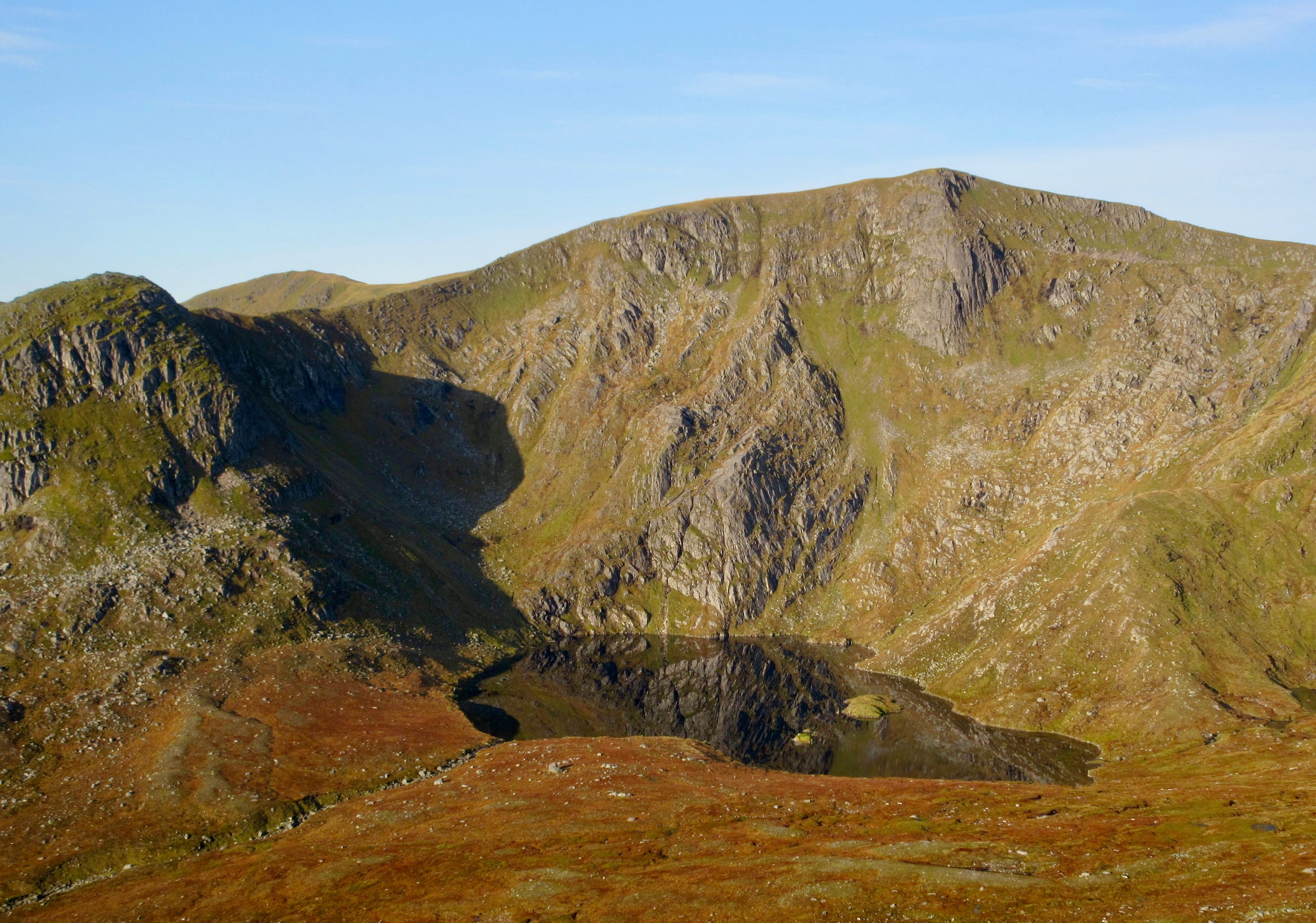 BEAUTY SPOT: The sparkling waters of Loch Tuill Bhearnaich below the towering faces of Sgurr na Lapaich