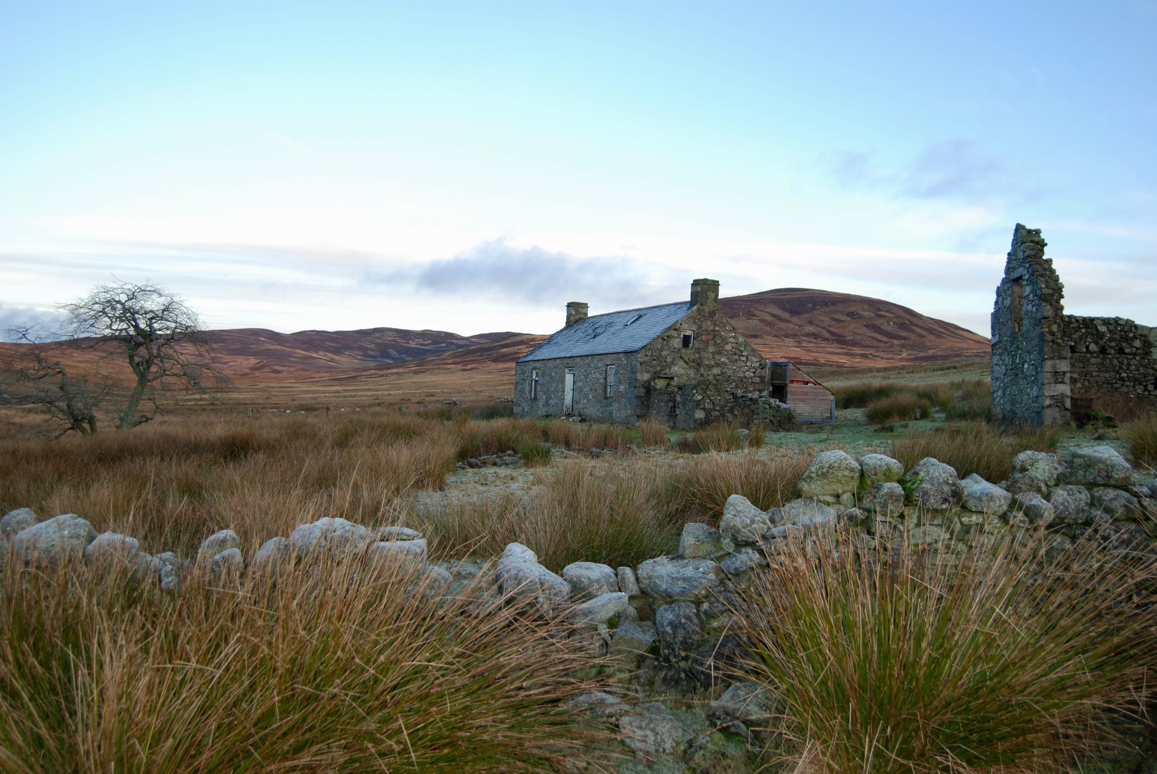 SAD REMAINS: Glen Moy ruins