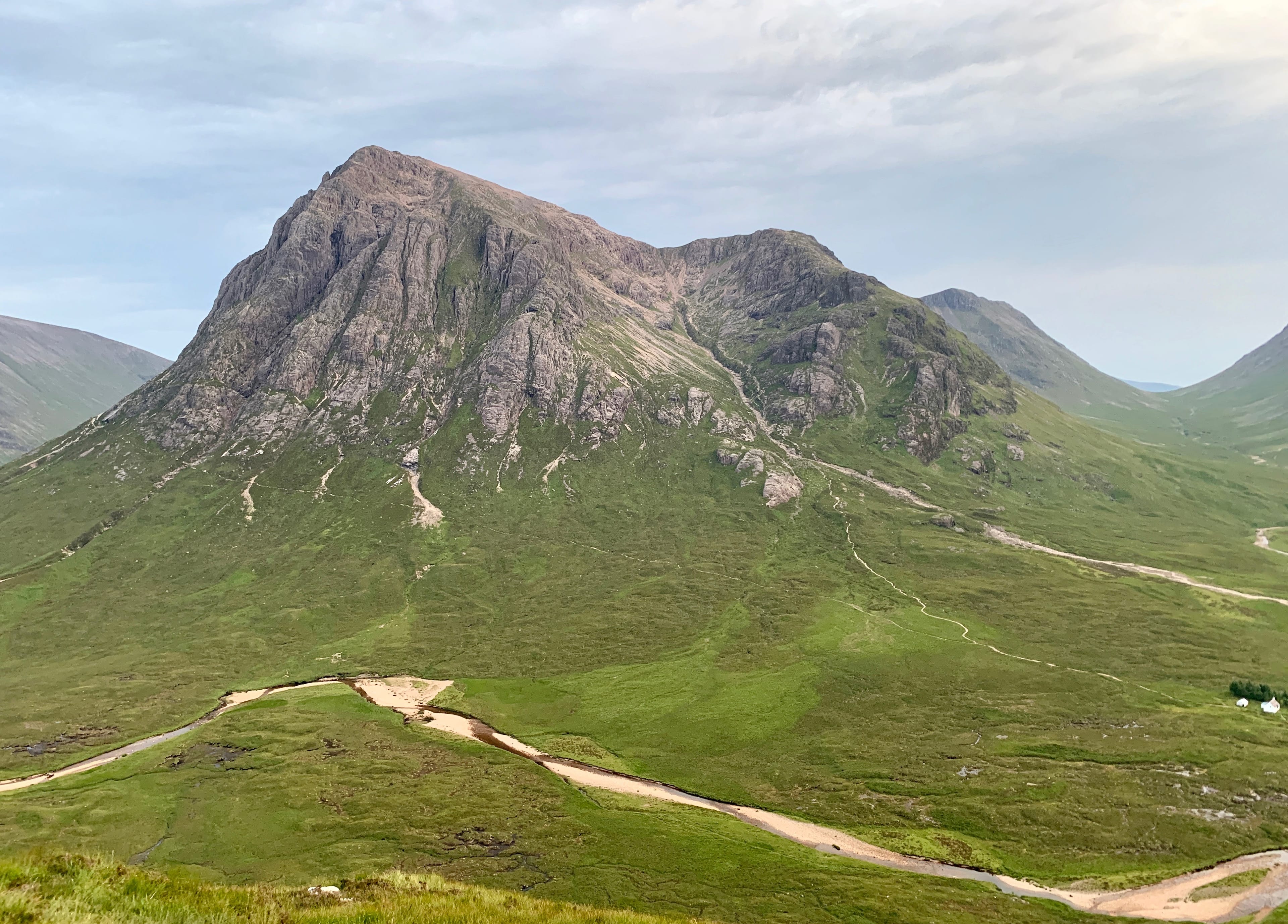 'PICTURE PERFECT: Mighty Buachaille Etive Mor from the ascent of the west ridge of Beinn a'' Chrulaiste'