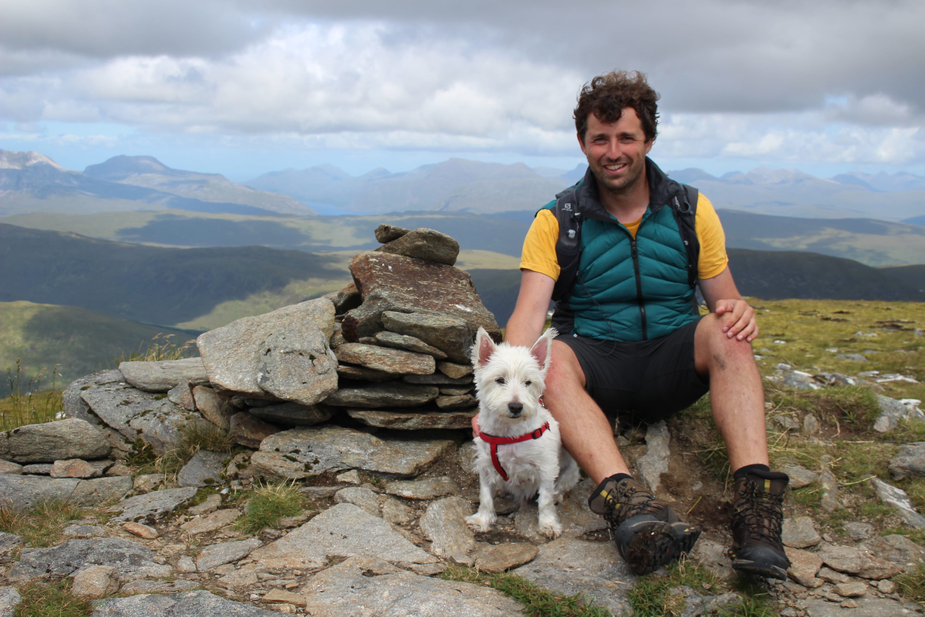 SUMMIT PALS: Ross on Moruisg
