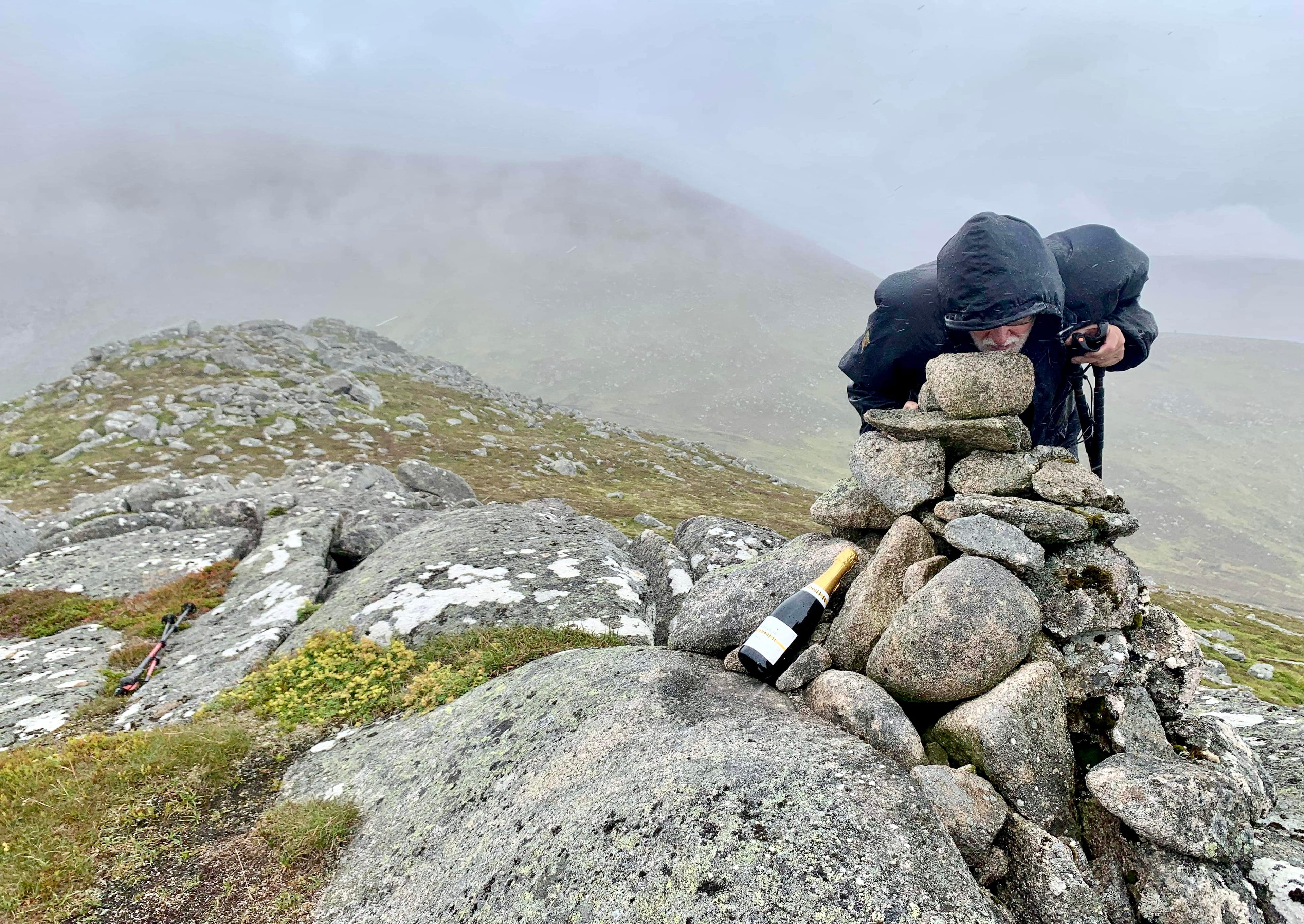 AE FOND KISS: Alan at summit