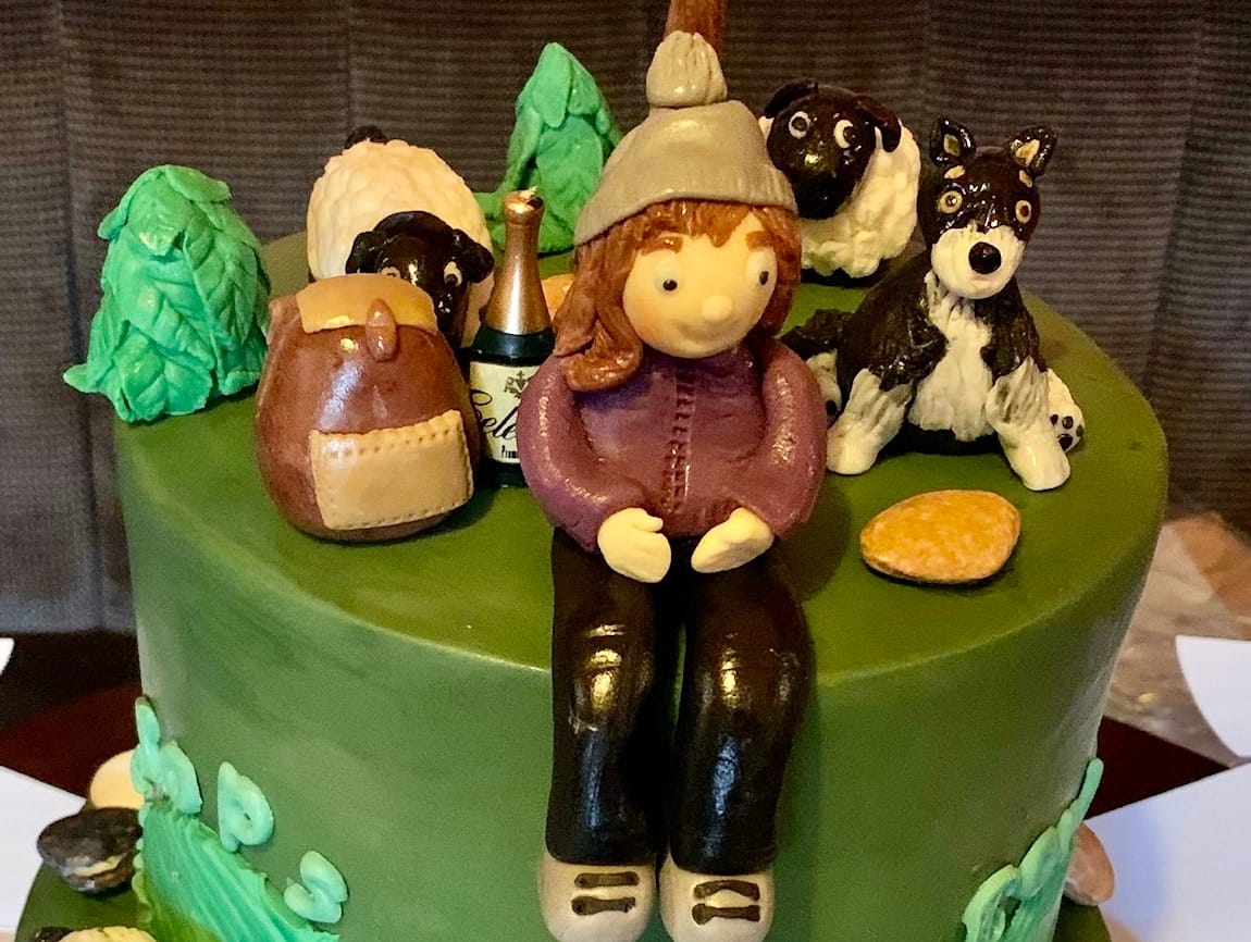 SITTING PRETTY: Anne's cake
