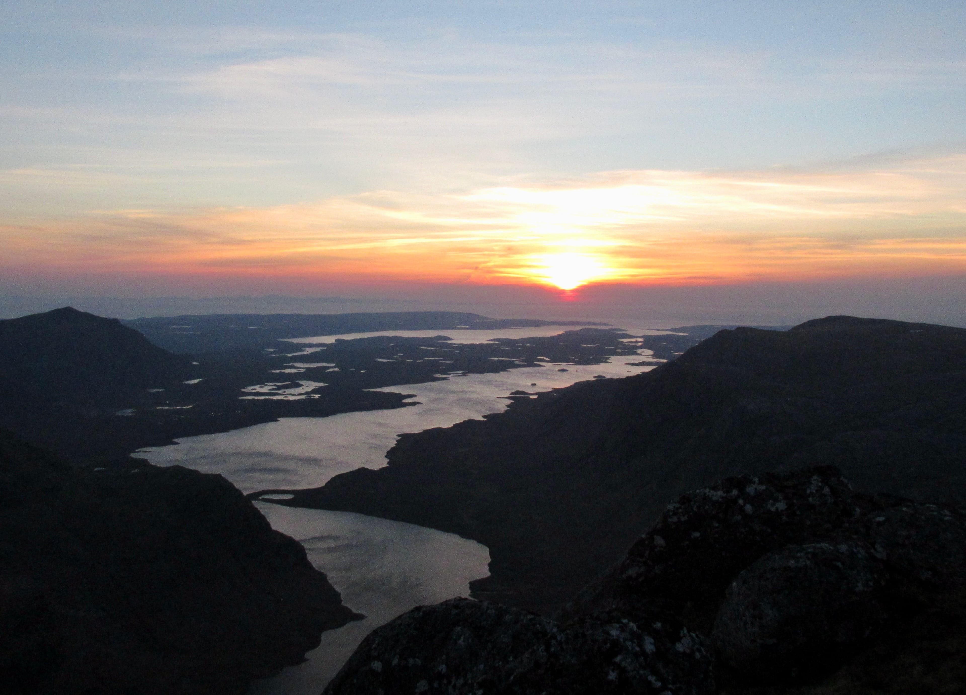 SUNSET MOMENT: From A' Mhaighdean