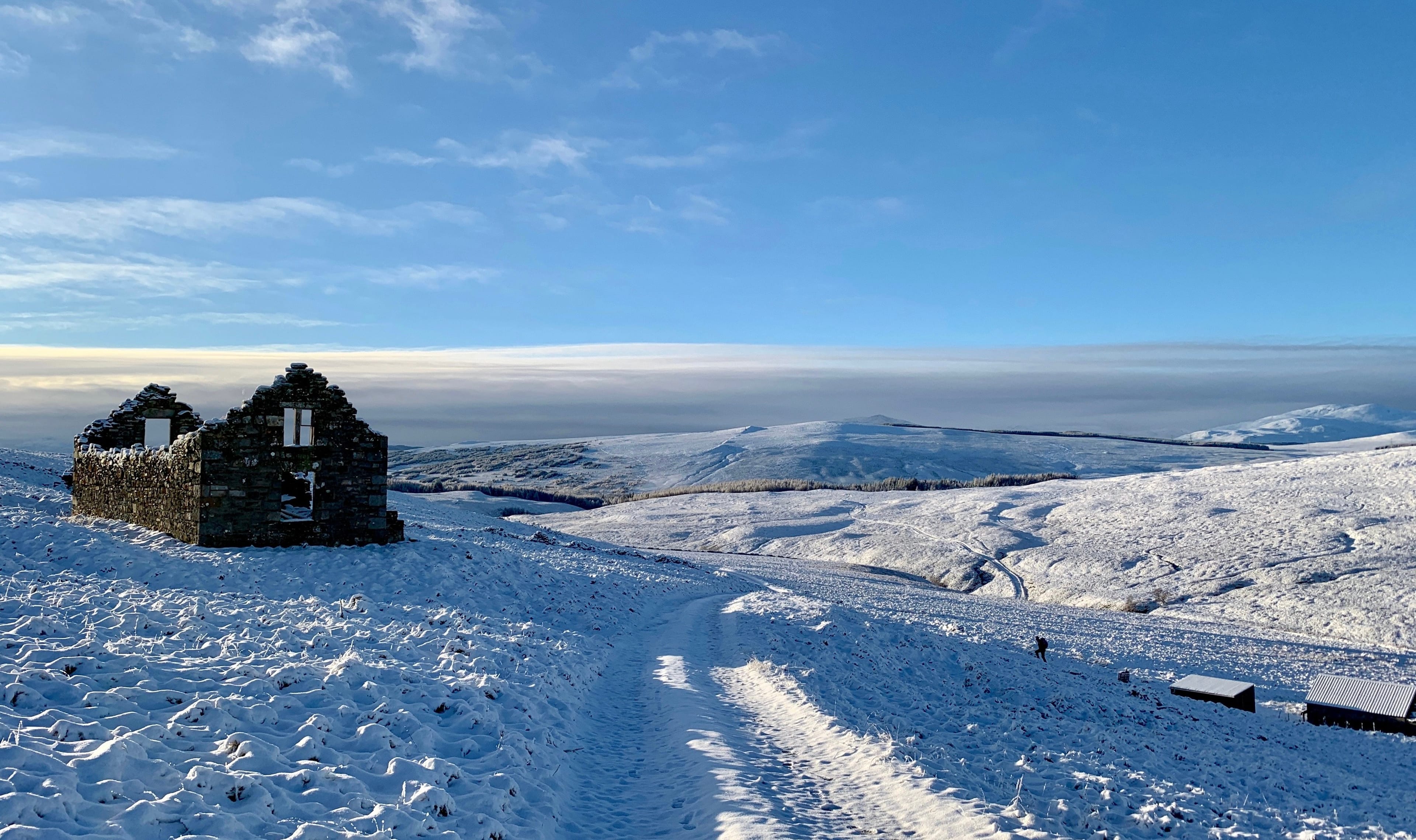 LONG GONE: A few scattered skeletal remains are all that's left of the villages of Ruighe Chail above the Dalnamein Forest