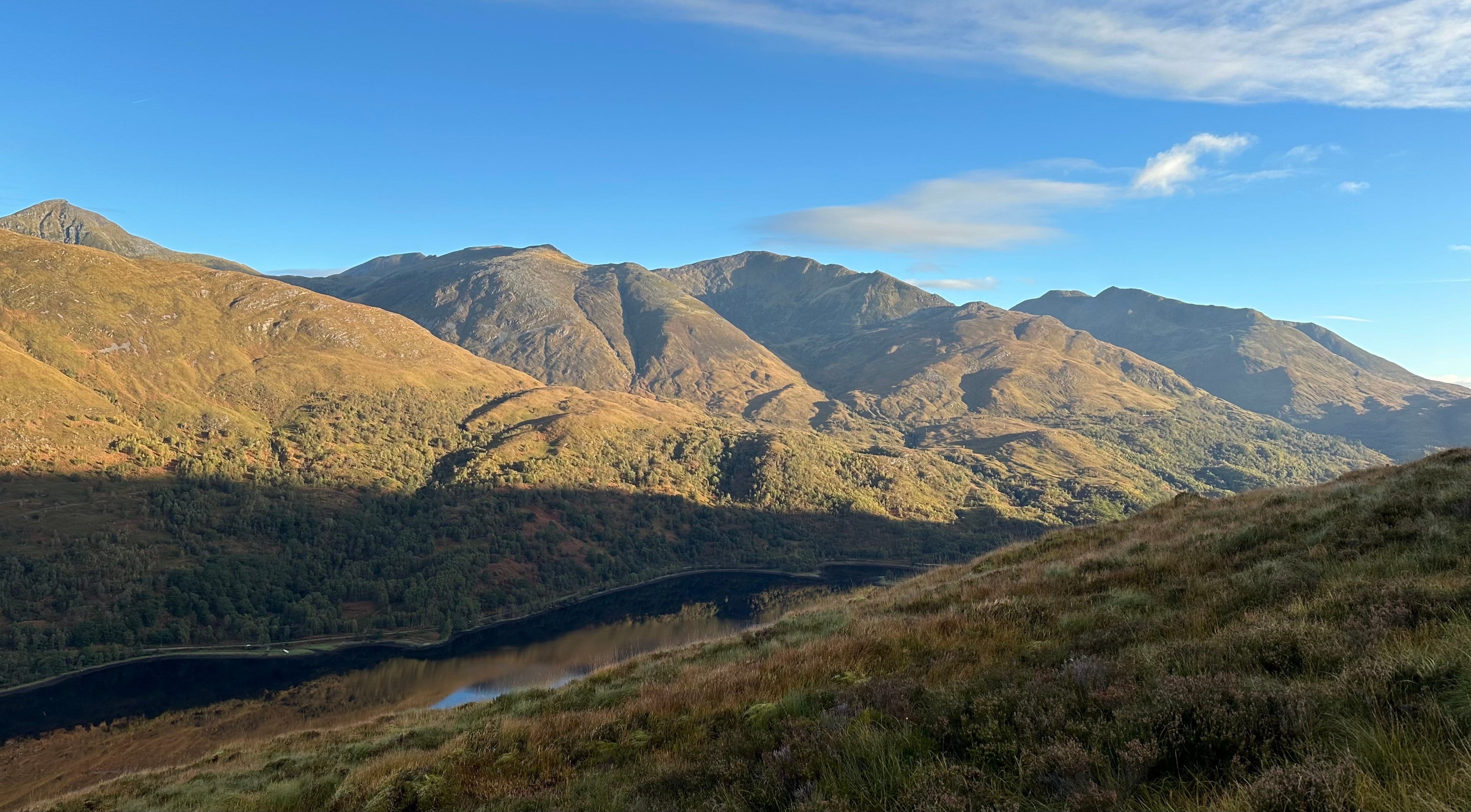 BEAUTIFUL: Early light on Mamores